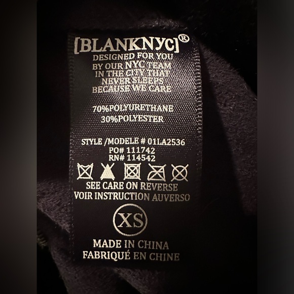 Blanc NYC No Guidance Faux Leather Jumpsuit - Picture 6 of 6